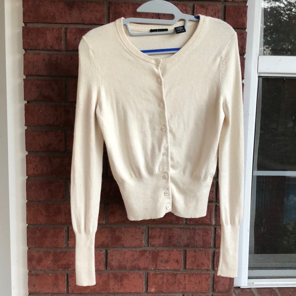 Cardigan, cream, Moda International